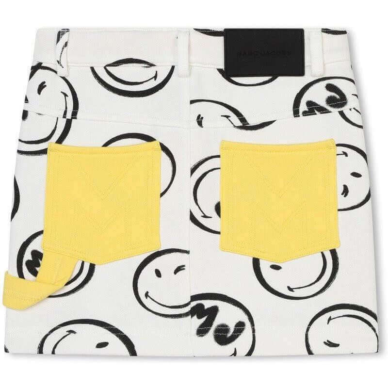 Marc Jacobs Girls White Marc Jacobs X Smileyworld Skirt Marc Jacobs Girls White Marc Jacobs X Smileyworld Skirt