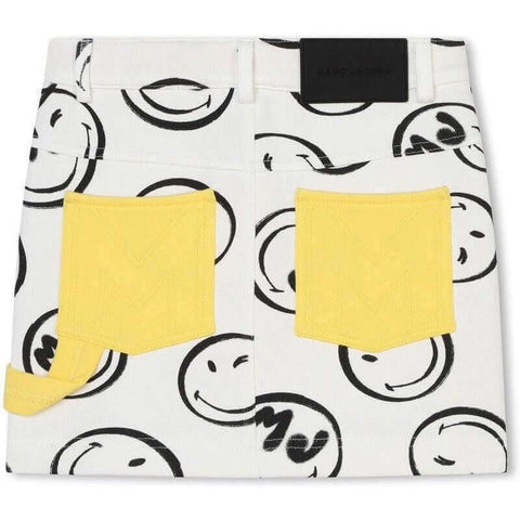Marc Jacobs Girls White Marc Jacobs X Smileyworld Skirt Marc Jacobs Girls White Marc Jacobs X Smileyworld Skirt