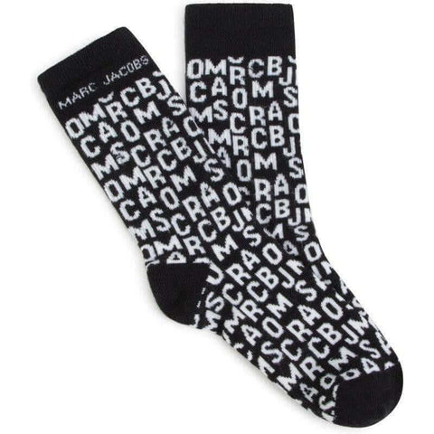 Marc Jacobs Unisex Jumbled Logo Logo Socks Marc Jacobs Unisex Jumbled Logo Logo Socks