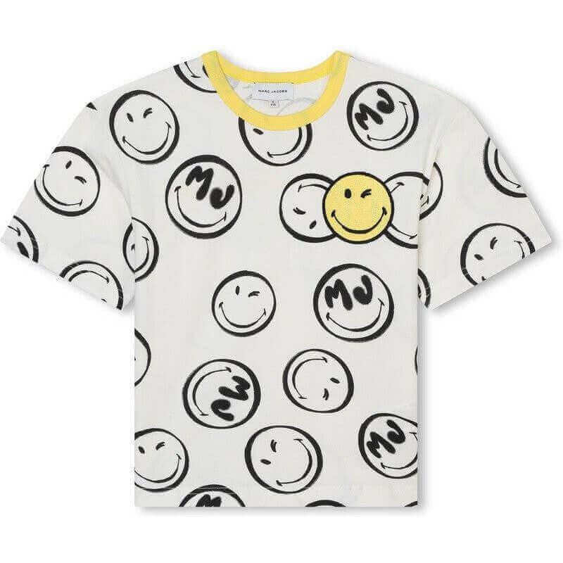 Marc Jacobs Unisex White Marc Jacobs X Smileyworld T-Shirt Marc Jacobs Unisex White Marc Jacobs X Smileyworld T-Shirt