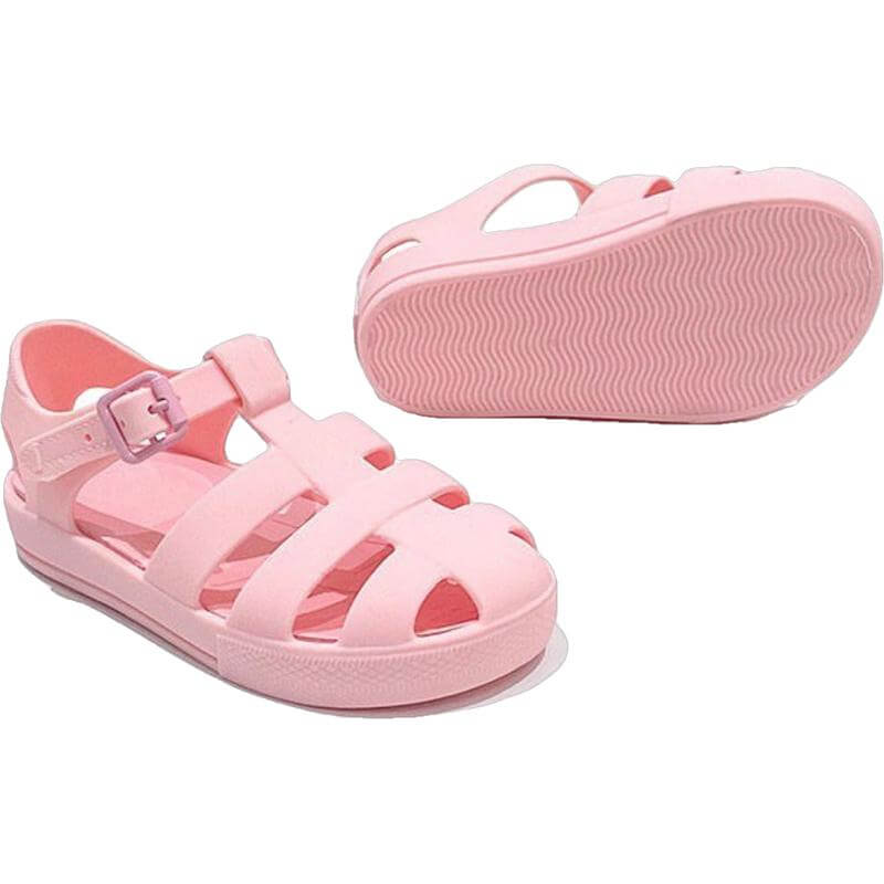 Monaco Matt Pink Jelly Sandals Liverpool - Main Image