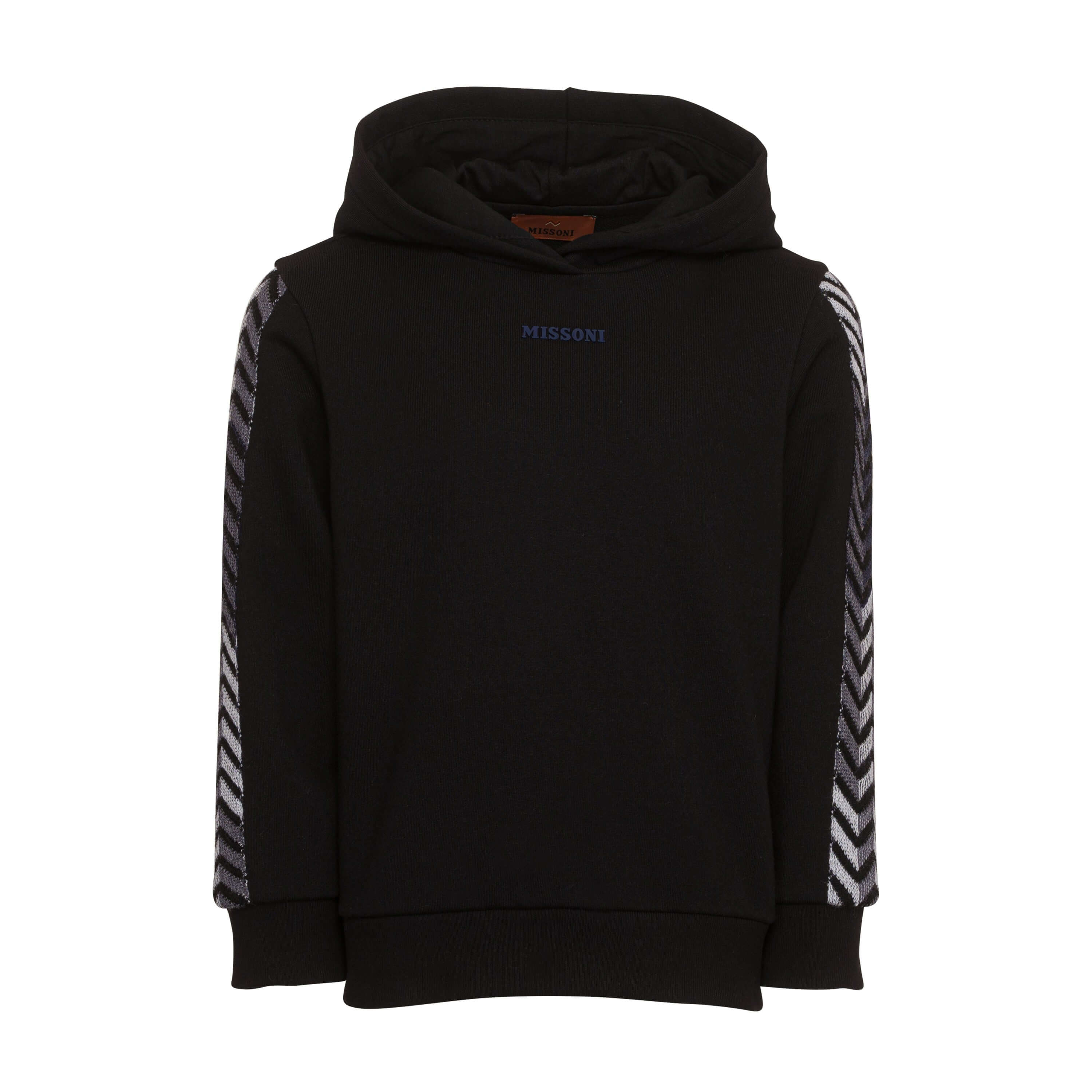 Missoni Kids Boys Black Sweatshirt Missoni Kids Boys Black Sweatshirt