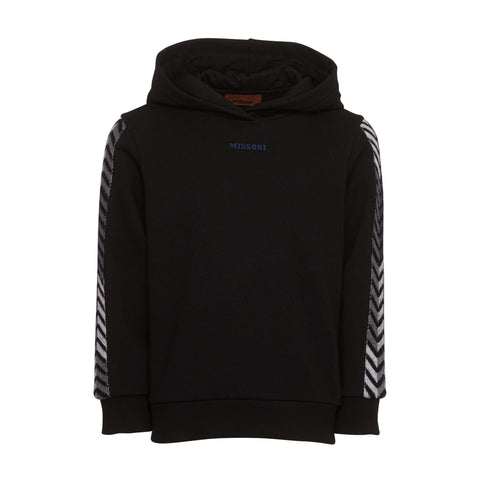 Missoni Kids Boys Black Sweatshirt Missoni Kids Boys Black Sweatshirt