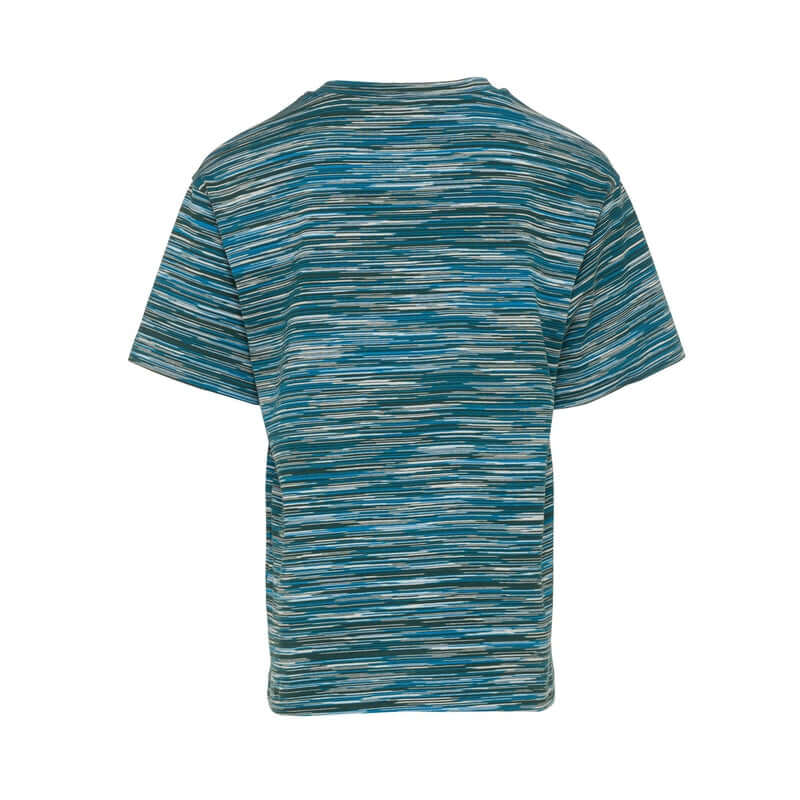 Missoni Kids Boys Green Space Dyed T-Shirt Missoni Kids Boys Green Space Dyed T-Shirt