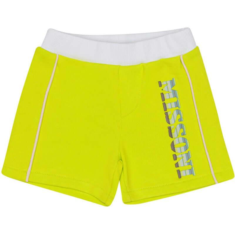 Missoni Kids Boys Logo Cotton Jersey Shorts Missoni Kids Boys Logo Cotton Jersey Shorts