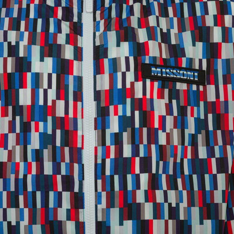 Missoni Kids Boys Pixel Print Zip Up Jacket Missoni Kids Boys Pixel Print Zip Up Jacket