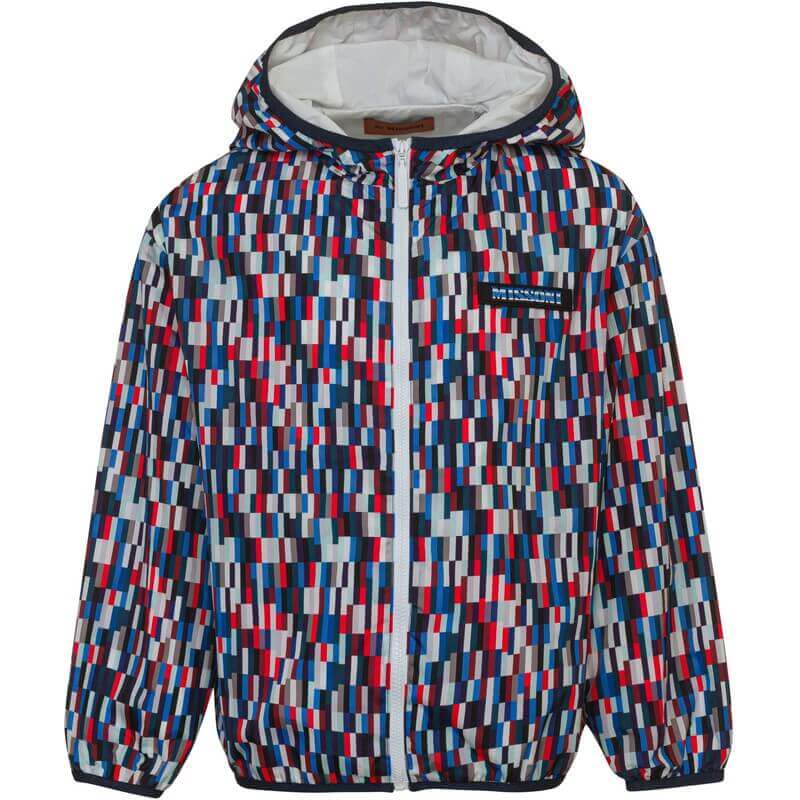 Missoni Kids Boys Pixel Print Zip Up Jacket Missoni Kids Boys Pixel Print Zip Up Jacket
