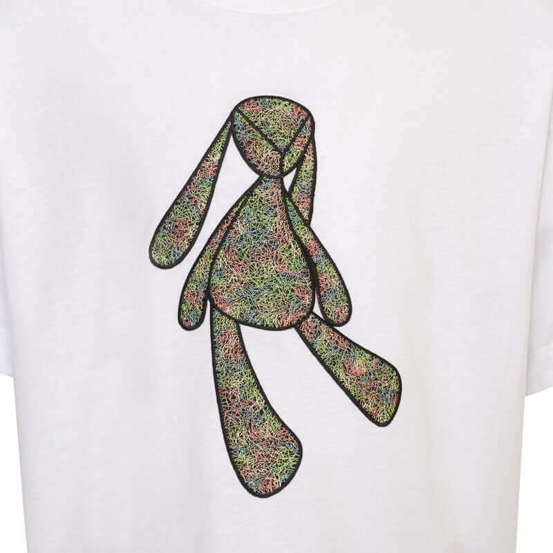 Missoni Kids Boys White Rabbit Graphic T-Shirt Missoni Kids Boys White Rabbit Graphic T-Shirt