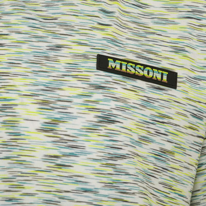 Missoni Kids Boys Yellow & Green Patterned T-Shirt Missoni Kids Boys Yellow & Green Patterned T-Shirt