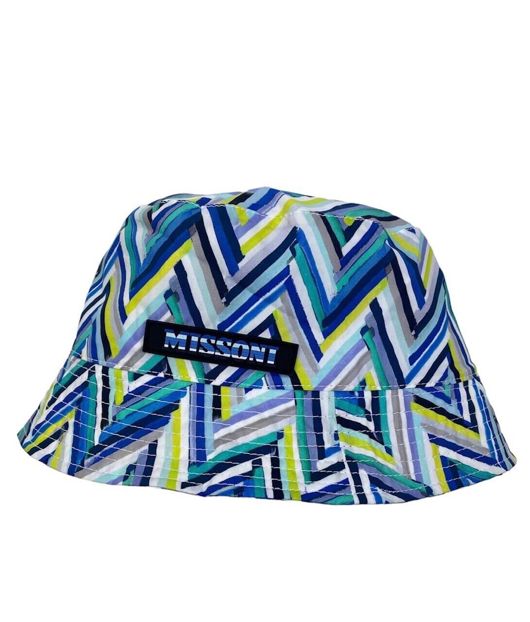 Missoni Kids Boys Zig Zag Cotton Sun Hat Missoni Kids Boys Zig Zag Cotton Sun Hat