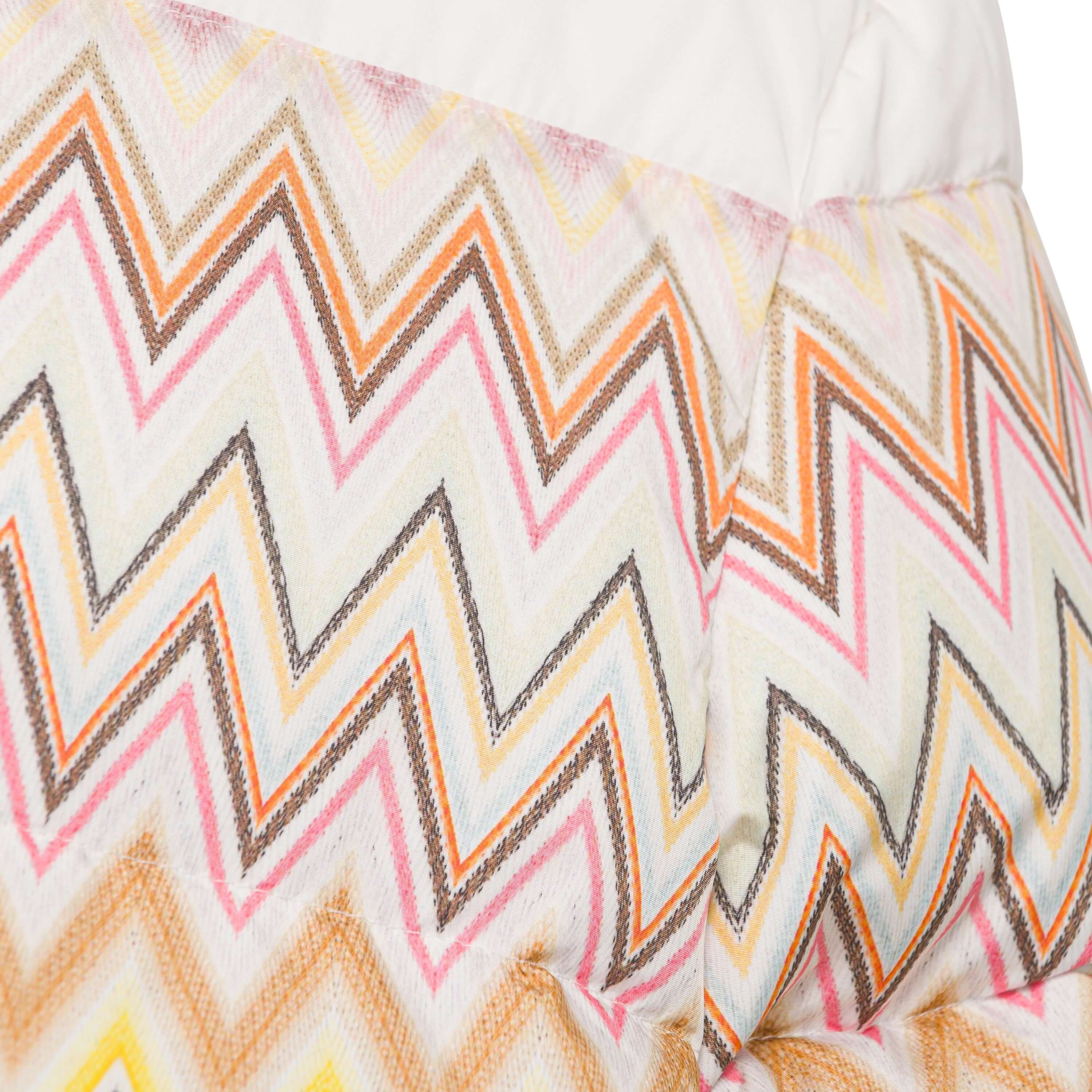 Missoni Kids Girls White Puffer Coat Missoni Kids Girls White Puffer Coat