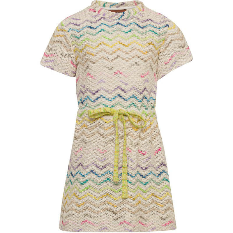 Missoni Kids Girls Zig Zag Woven Dress Missoni Kids Girls Zig Zag Woven Dress
