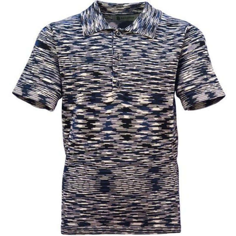 Moda Bandidos Boys Navy Space-Dye Short Sleeve Polo Moda Bandidos Boys Navy Space-Dye Short Sleeve Polo