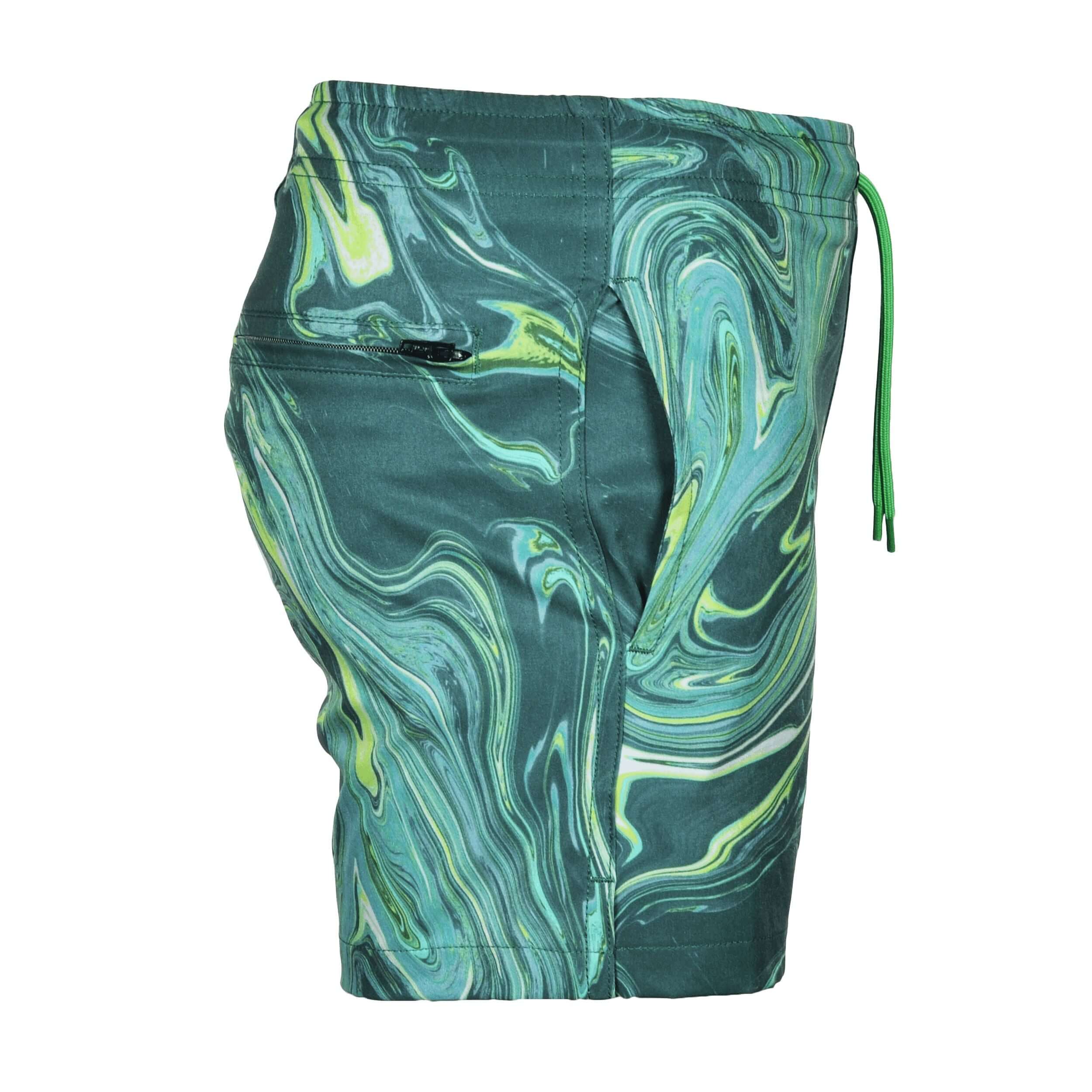 Moda Bandidos Boys Oil Green Swimming Shorts Moda Bandidos Boys Oil Green Swimming Shorts