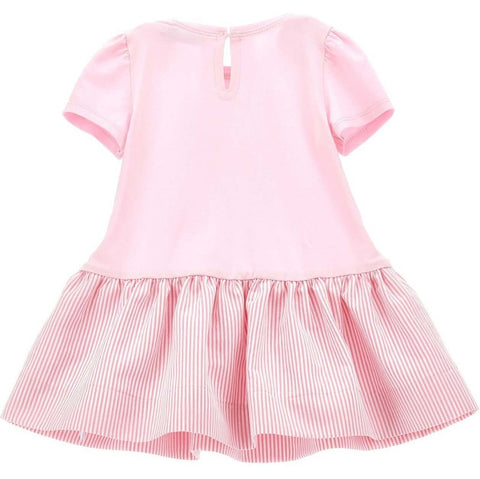 Monnalisa Baby Girls Pink Butterfly Dress Monnalisa Baby Girls Pink Butterfly Dress