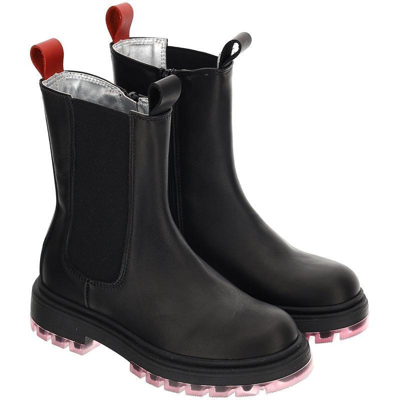 Monnalisa Girls Black Boots Monnalisa Girls Black Boots