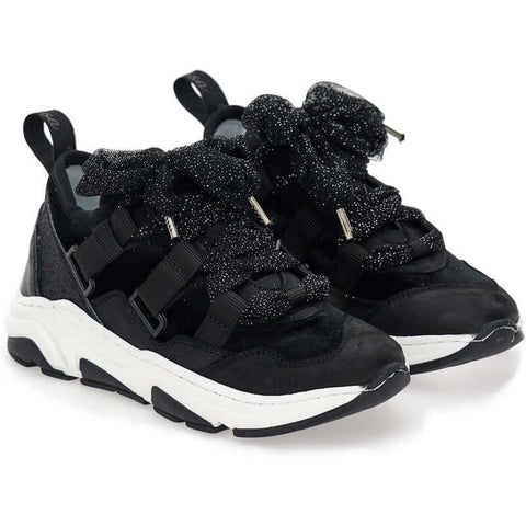 Monnalisa Girls Black Trainer Monnalisa Girls Black Trainer
