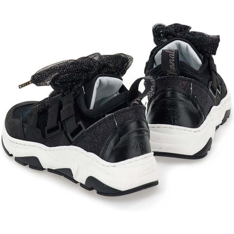 Monnalisa Girls Black Trainer Monnalisa Girls Black Trainer