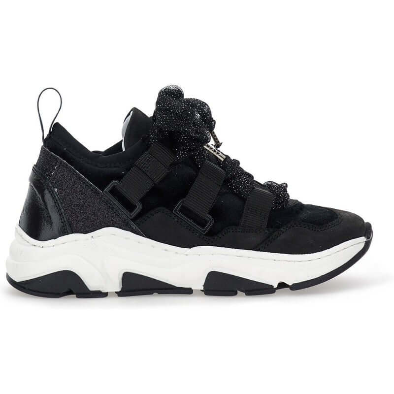 Monnalisa Girls Black Trainer Monnalisa Girls Black Trainer