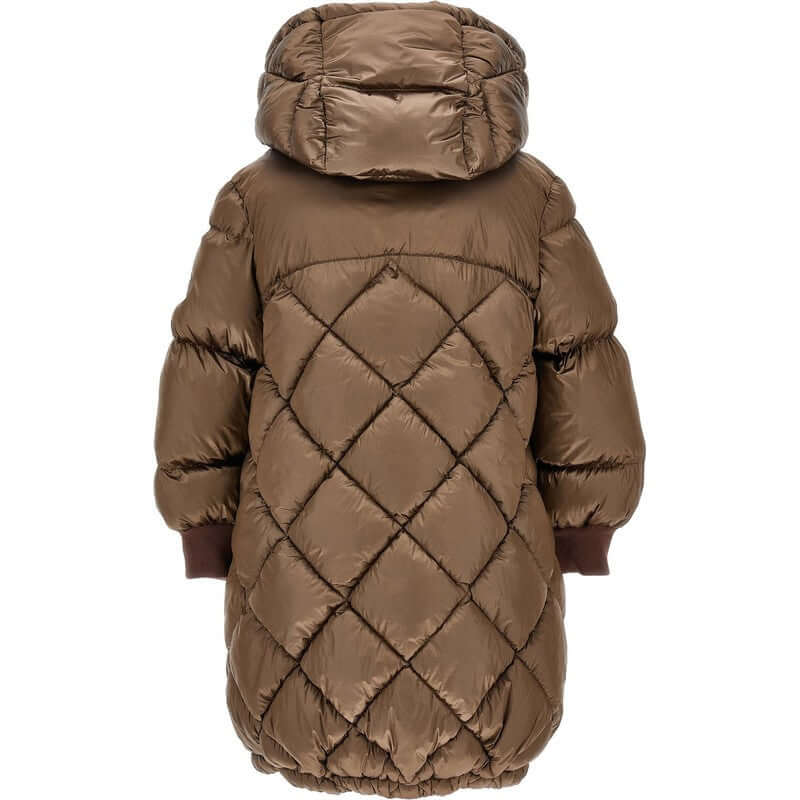 Monnalisa Girls Brown Coat Monnalisa Girls Brown Coat