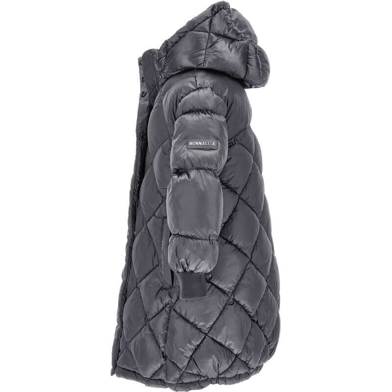 Monnalisa Girls Grey Coat Monnalisa Girls Grey Coat