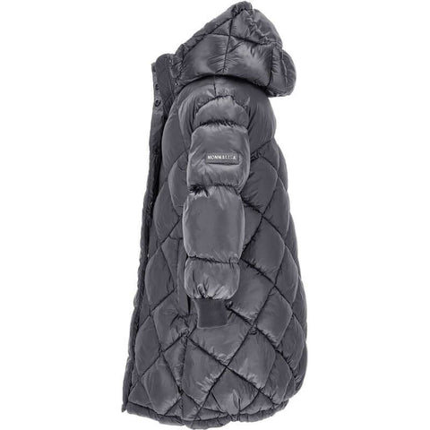 Monnalisa Girls Grey Coat Monnalisa Girls Grey Coat