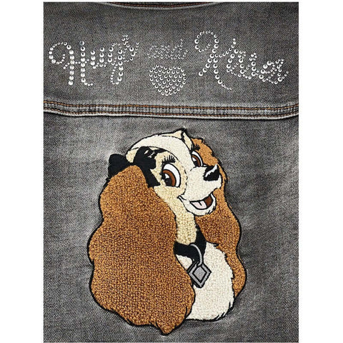 Monnalisa Girls Grey Denim Jacket Monnalisa Girls Grey Denim Jacket