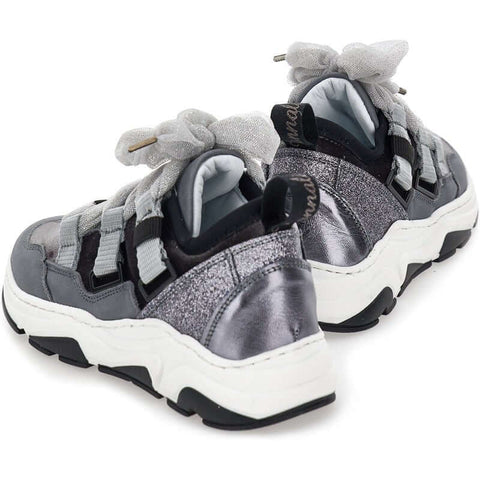 Monnalisa Girls Grey Trainers Monnalisa Girls Grey Trainers
