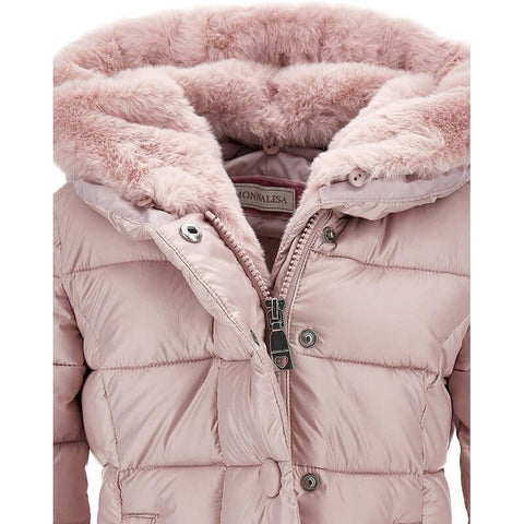 Monnalisa Girls Pink Coat Monnalisa Girls Pink Coat