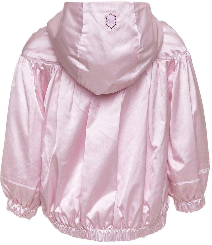 Monnalisa Girls Pink Hooded Jacket Monnalisa Girls Pink Hooded Jacket