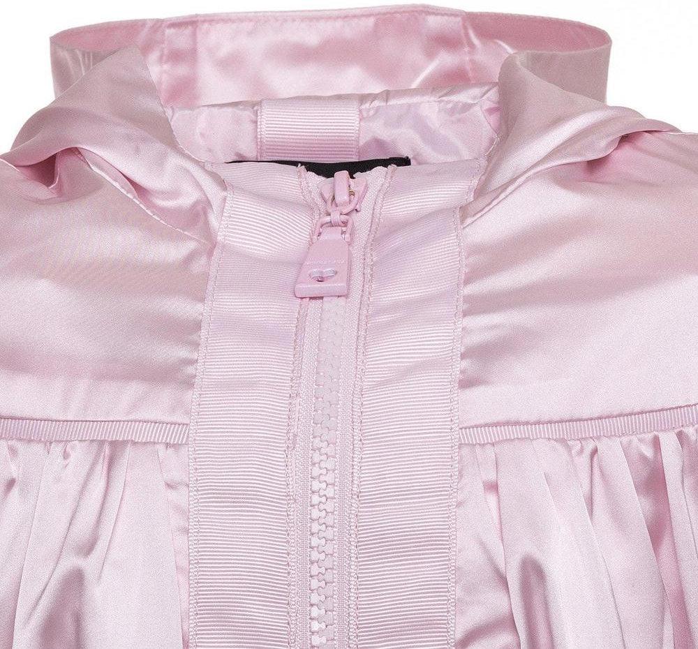 Monnalisa Girls Pink Hooded Jacket Monnalisa Girls Pink Hooded Jacket