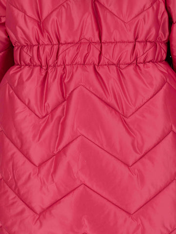Monnalisa Girls Pink Quilted Jacket Monnalisa Girls Pink Quilted Jacket