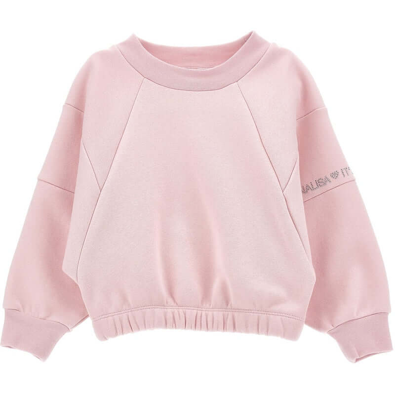 Monnalisa Girls Pink Sweatshirt & Joggers Monnalisa Girls Pink Sweatshirt & Joggers