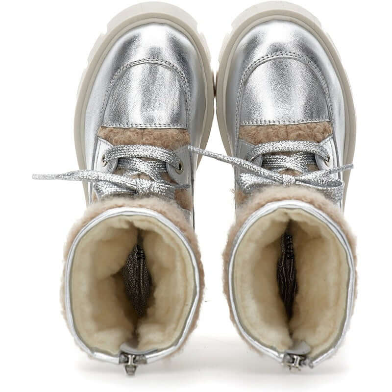 Monnalisa Girls Silver Boots Monnalisa Girls Silver Boots