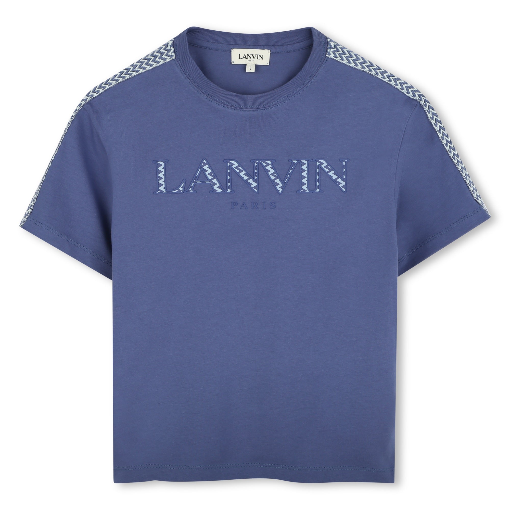 Lanvin Boys Blue Logo T-Shirt Lanvin Boys Blue Logo T-Shirt