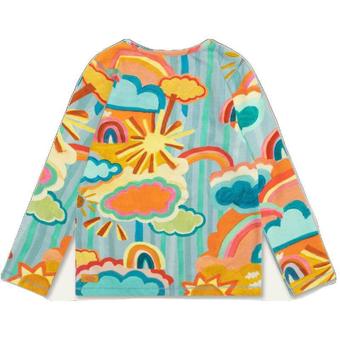 Oilily Girls Blue Tols T-Shirt Oilily Girls Blue Tols T-Shirt