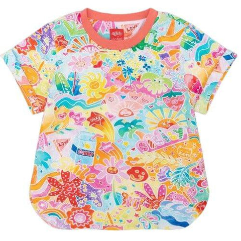 Oilily Girls Magic Land Of The Sun T-Shirt Oilily Girls Magic Land Of The Sun T-Shirt