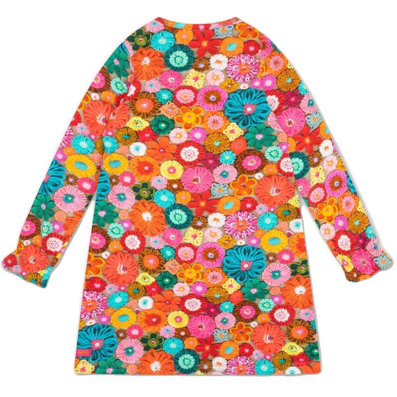 Oilily Girls Orange Date Jersey Dress Oilily Girls Orange Date Jersey Dress