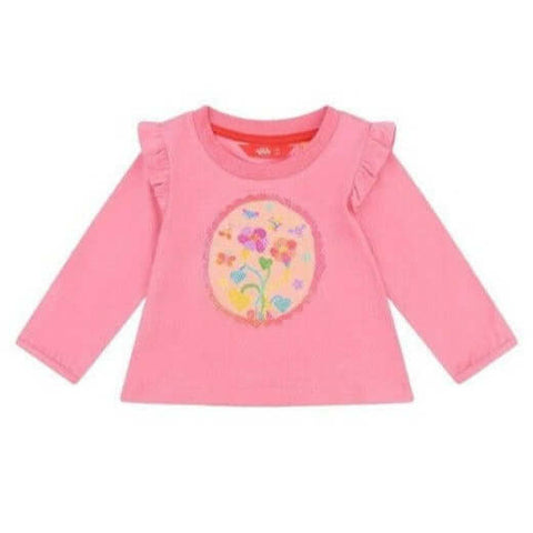 Oilily Girls Pink Fairy Flowers T-shirt Oilily Girls Pink Fairy Flowers T-shirt