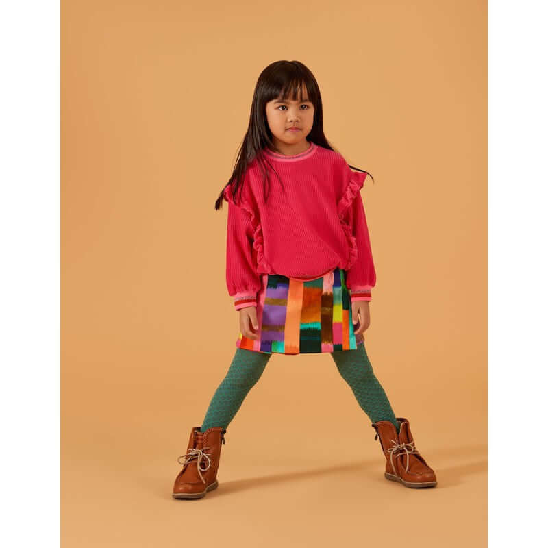 Oilily Girls Pink Frill Tracksuit Oilily Girls Pink Frill Tracksuit