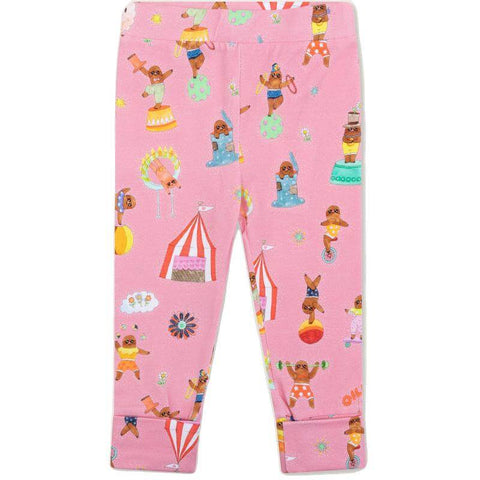 Oilily Girls Pink Peepz Leggings Oilily Girls Pink Peepz Leggings