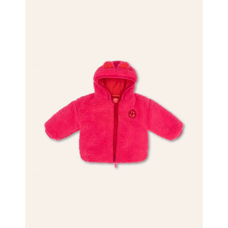 Oilily Girls Pink Vivi Teddy Jacket Oilily Girls Pink Vivi Teddy Jacket