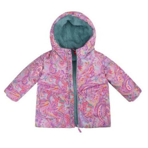 Oilily Girls Purple Camelotte Paisley Coat Oilily Girls Purple Camelotte Paisley Coat