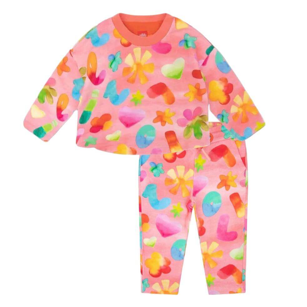 Oilily Girls Watercolors Legging Set Oilily Girls Watercolors Legging Set