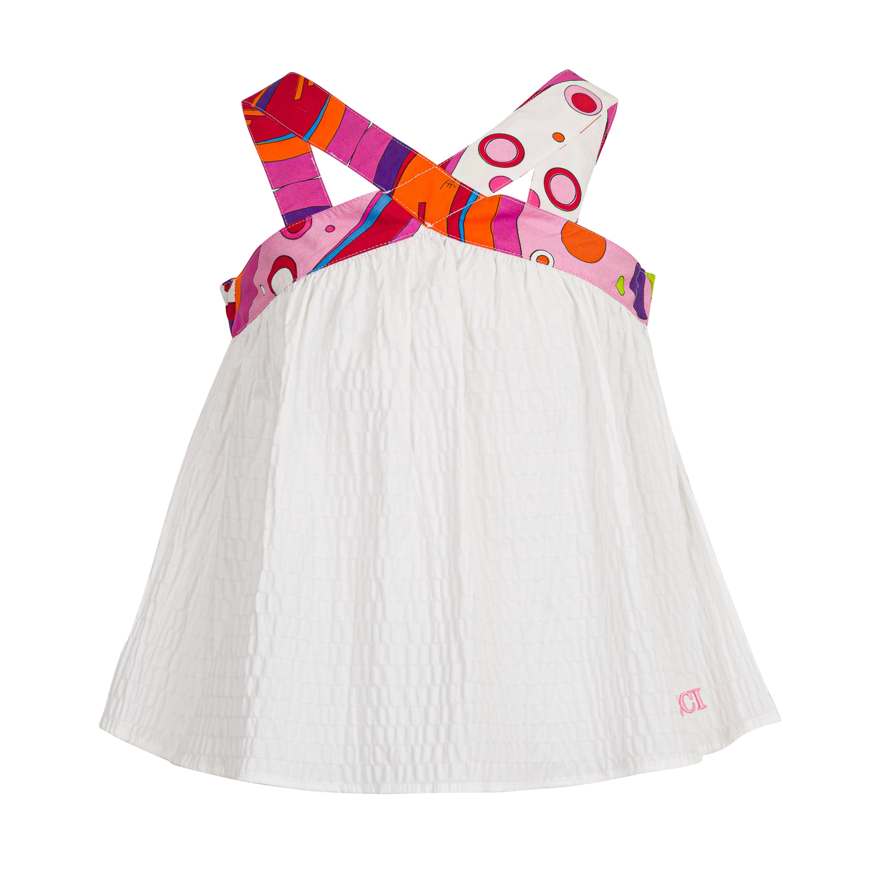 Emilio Pucci Girl White Frill Short Set Emilio Pucci Girl White Frill Short Set