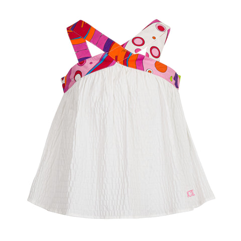 Emilio Pucci Girl White Frill Short Set Emilio Pucci Girl White Frill Short Set