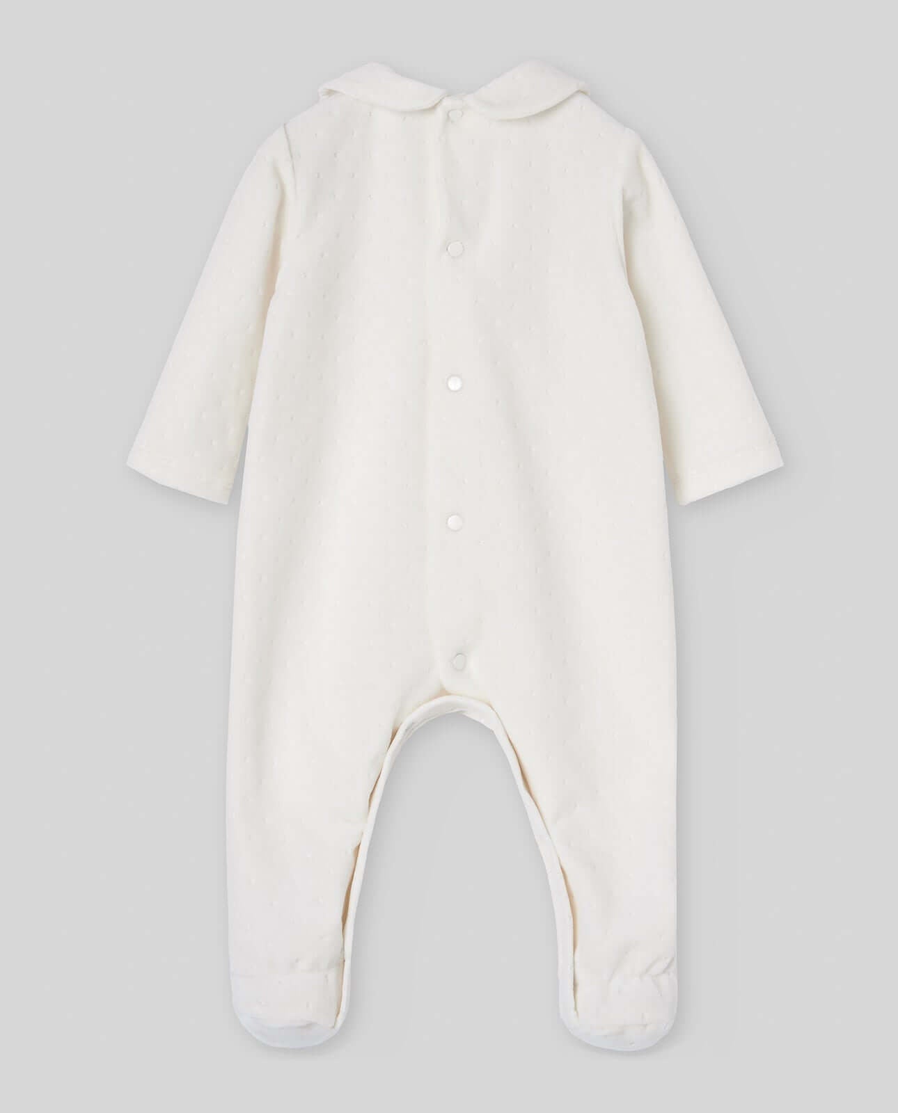 Paz Rodriguez Baby Cream Babygrow with Hat & Bib Paz Rodriguez Baby Cream Babygrow with Hat & Bib