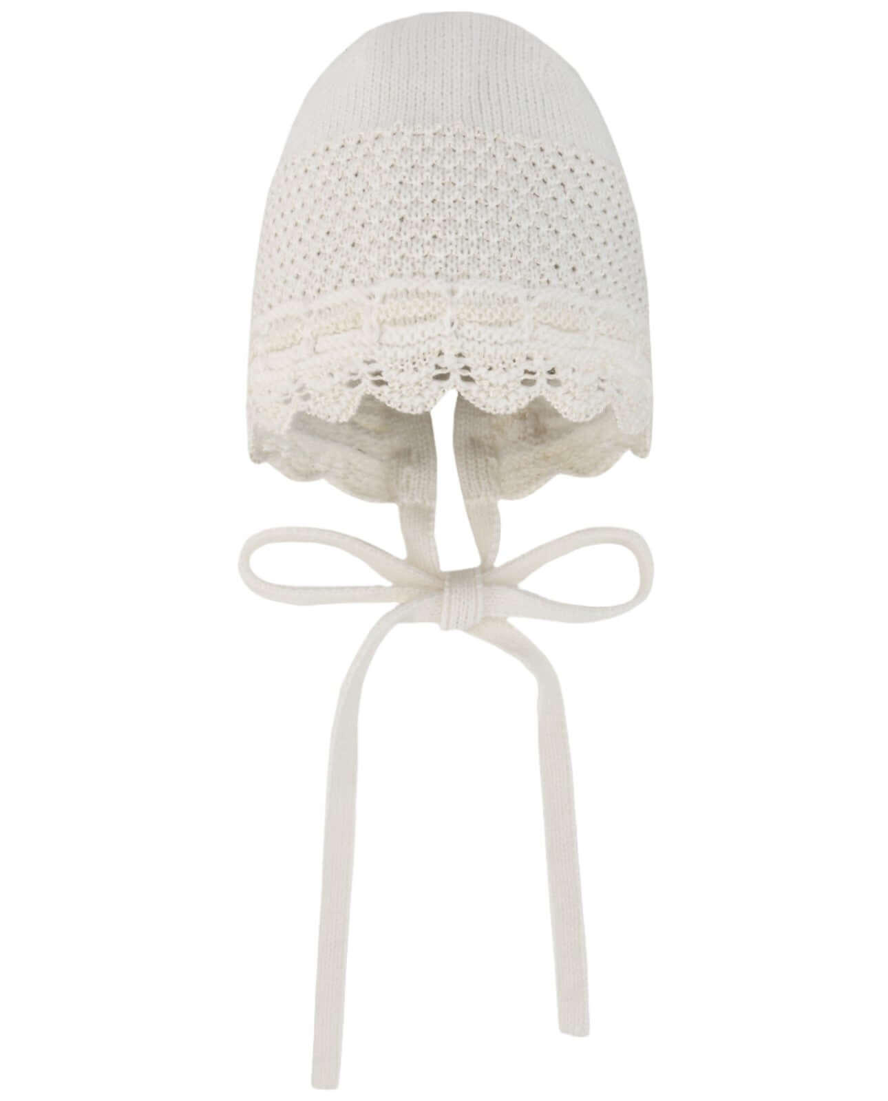 Paz Rodriguez Baby Girls Cream Bonnet Paz Rodriguez Baby Girls Cream Bonnet