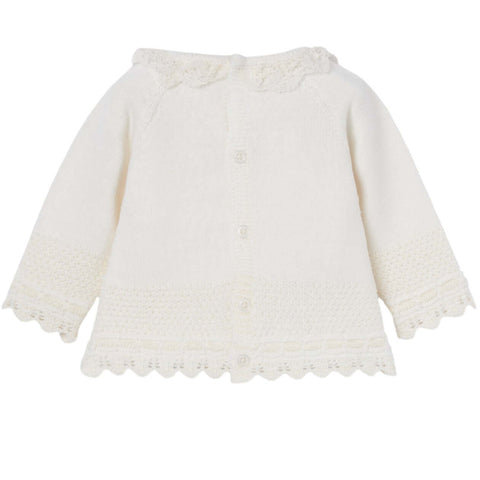 Paz Rodriguez Baby Girls Cream Knitted Set Paz Rodriguez Baby Girls Cream Knitted Set