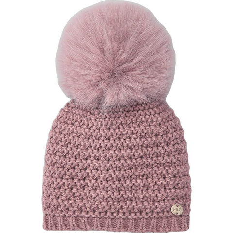 Paz Rodriguez Baby Girls Pink Bambalina Bobble Faux Fur Hat Paz Rodriguez Baby Girls Pink Bambalina Bobble Faux Fur Hat